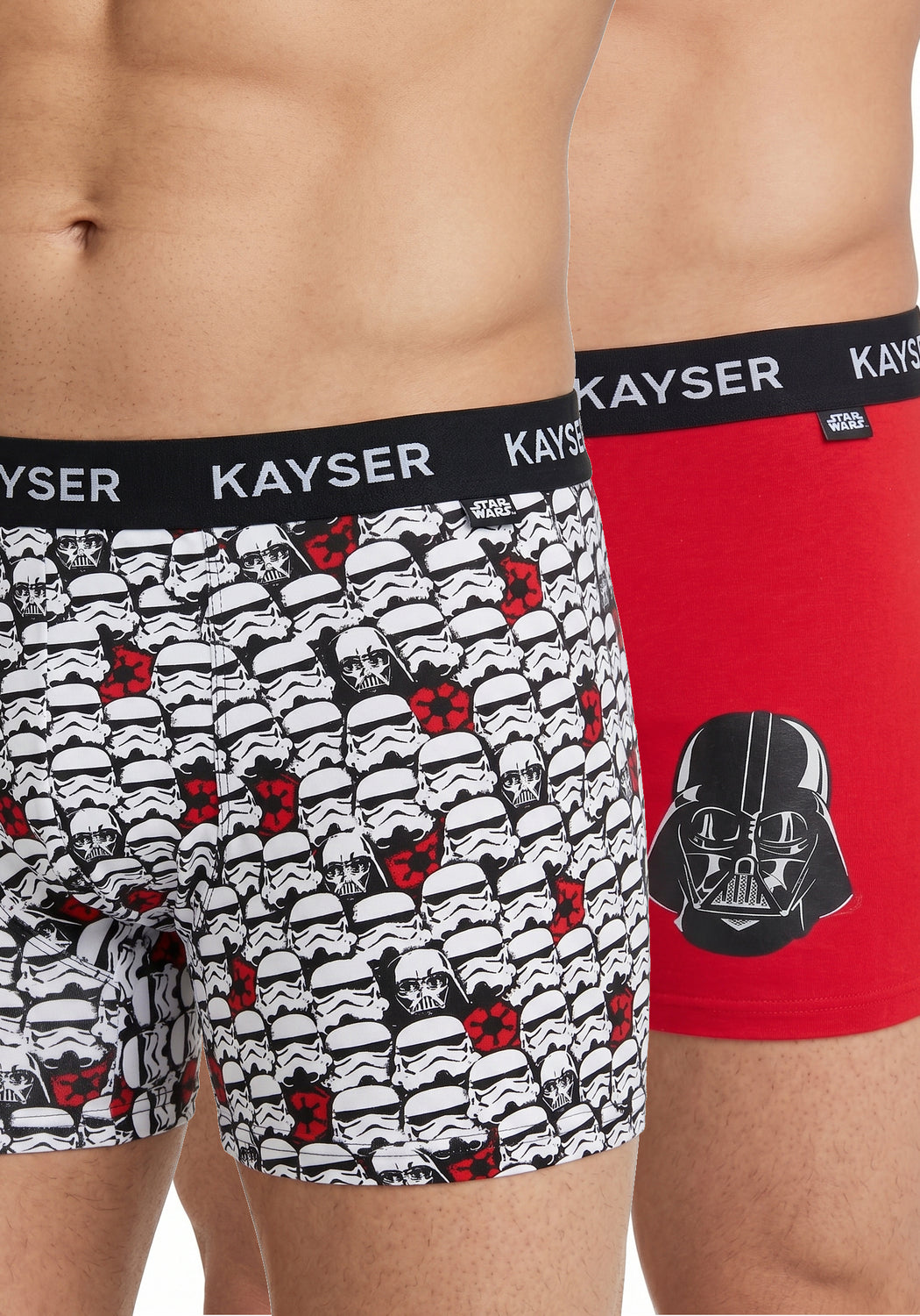 BIPACK BOXER LARGO ALGODON ROJO STAR WARS HOMBRE