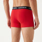 BIPACK BOXER LARGO ALGODON ROJO STAR WARS HOMBRE