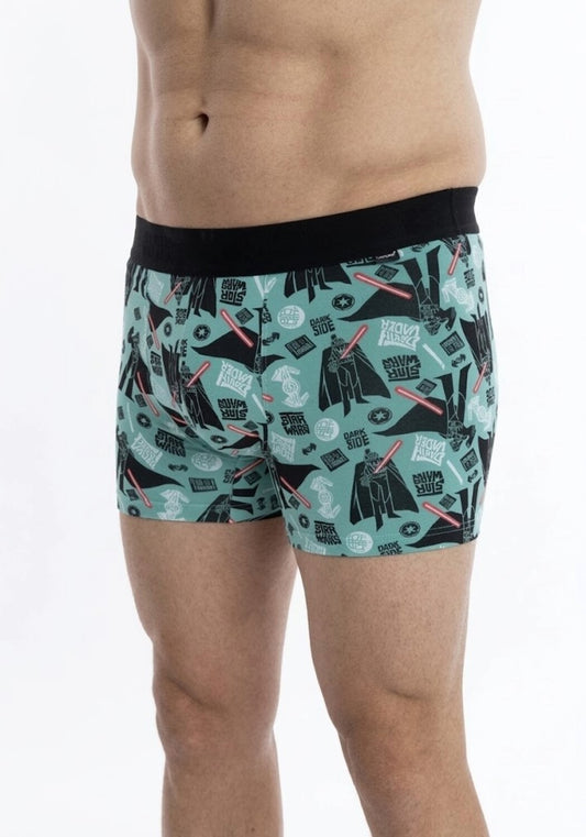 BIPACK BÓXER LARGO DE ALGODÓN STAR WARS VERDE DE HOMBRE