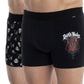 BIPACK BÓXER LARGO DE ALGODÓN STAR WARS NEGRO DE HOMBRE