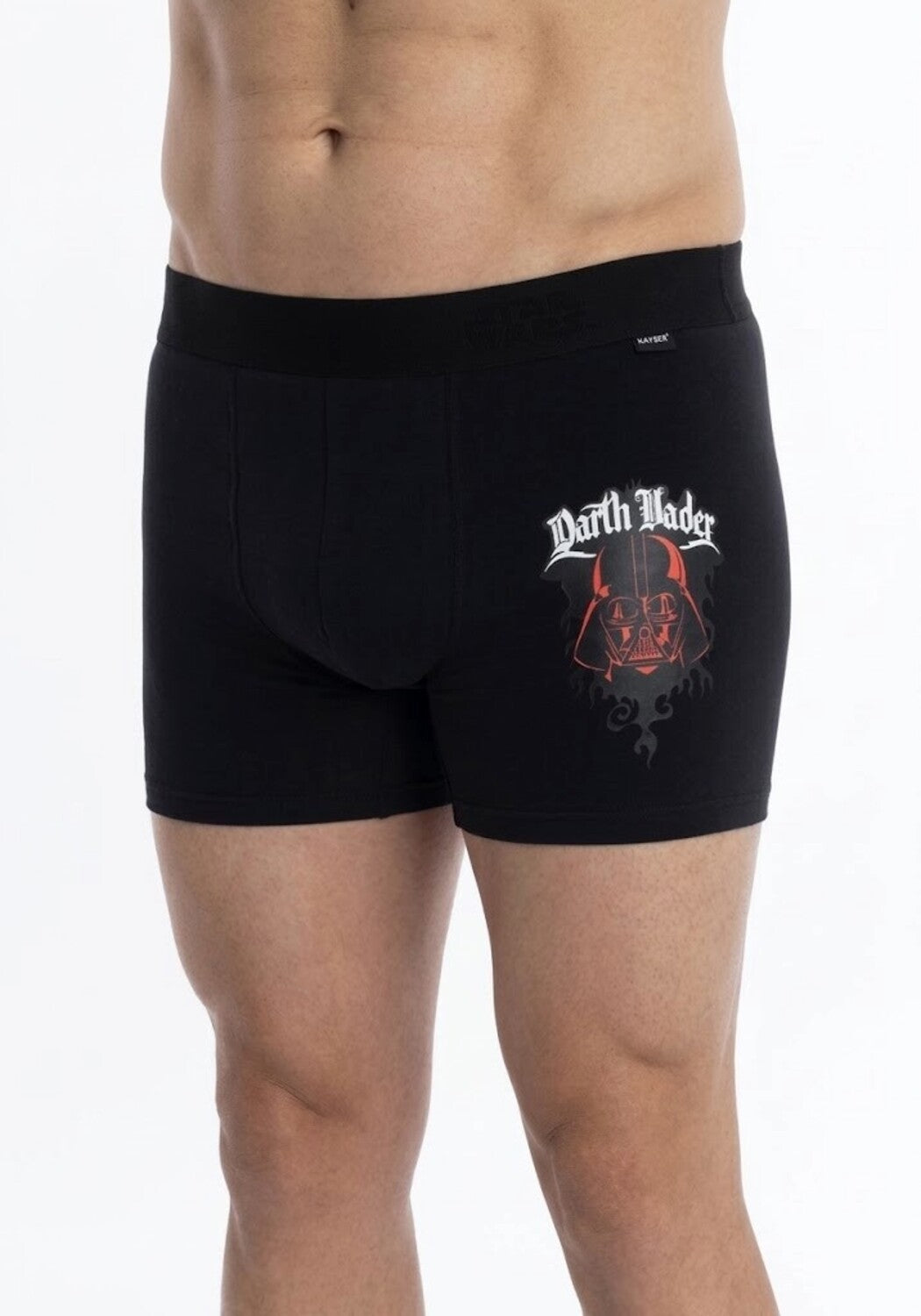 BIPACK BÓXER LARGO DE ALGODÓN STAR WARS NEGRO DE HOMBRE