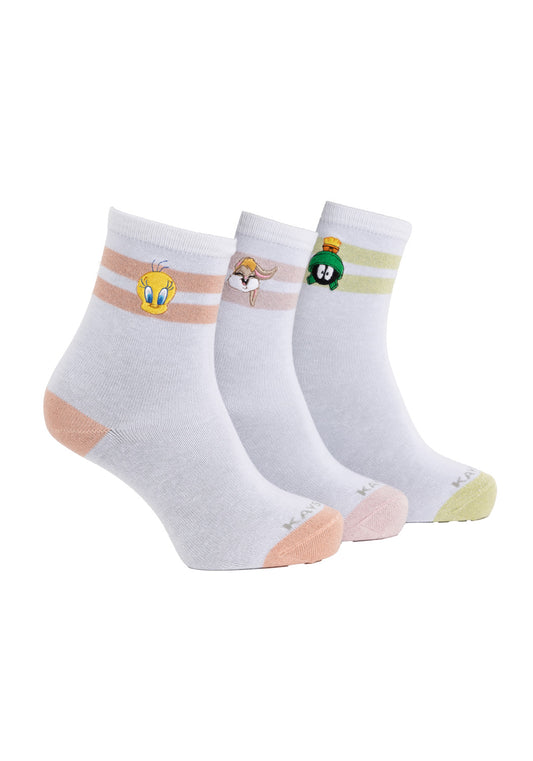 TRIPACK CALCETIN SOQUETES ALGODÓN