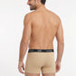 BIPACK BOXER LARGO ALGODON CAFÉ WARNER HOMBRE