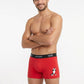 BIPACK BOXER LARGO ALGODON ROJO WARNER HOMBRE