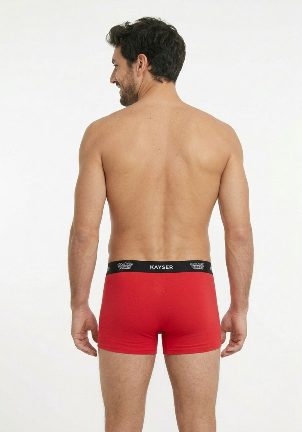 BIPACK BOXER LARGO ALGODON ROJO WARNER HOMBRE
