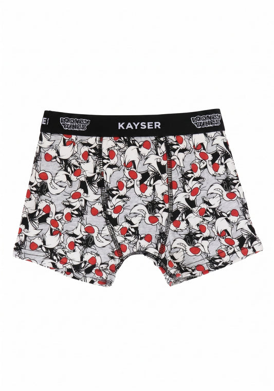 TRIPACK BOXER LARGO ALGODON ROJO WARNER TEENS HOMBRE