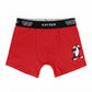 TRIPACK BOXER LARGO ALGODON ROJO WARNER TEENS HOMBRE