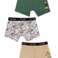 TRIPACK BOXER LARGO ALGODON CAFÉ WARNER KIDS HOMBRE
