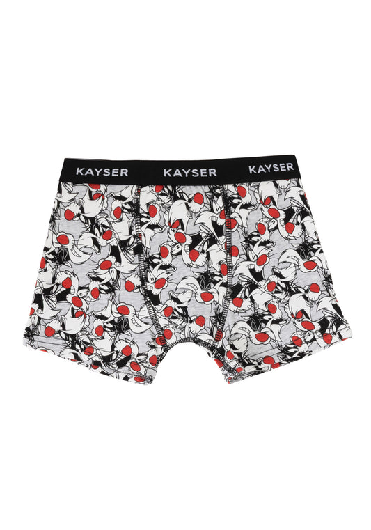 TRIPACK BOXER LARGO ALGODON ROJO KIDS HOMBRE