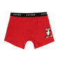 TRIPACK BOXER LARGO ALGODON ROJO KIDS HOMBRE