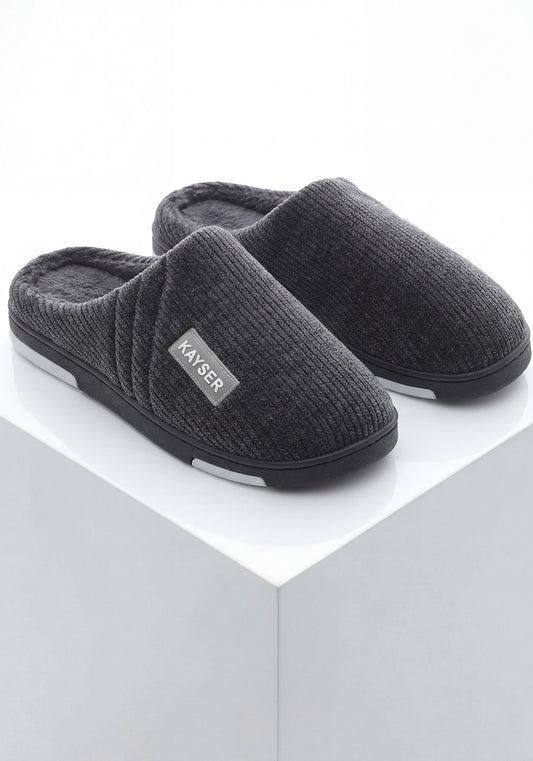 PANTUFLA GRIS DE HOMBRE