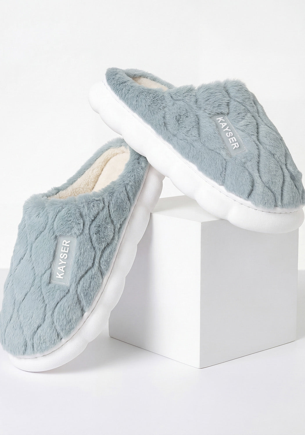 PANTUFLA VERDEDE MUJER